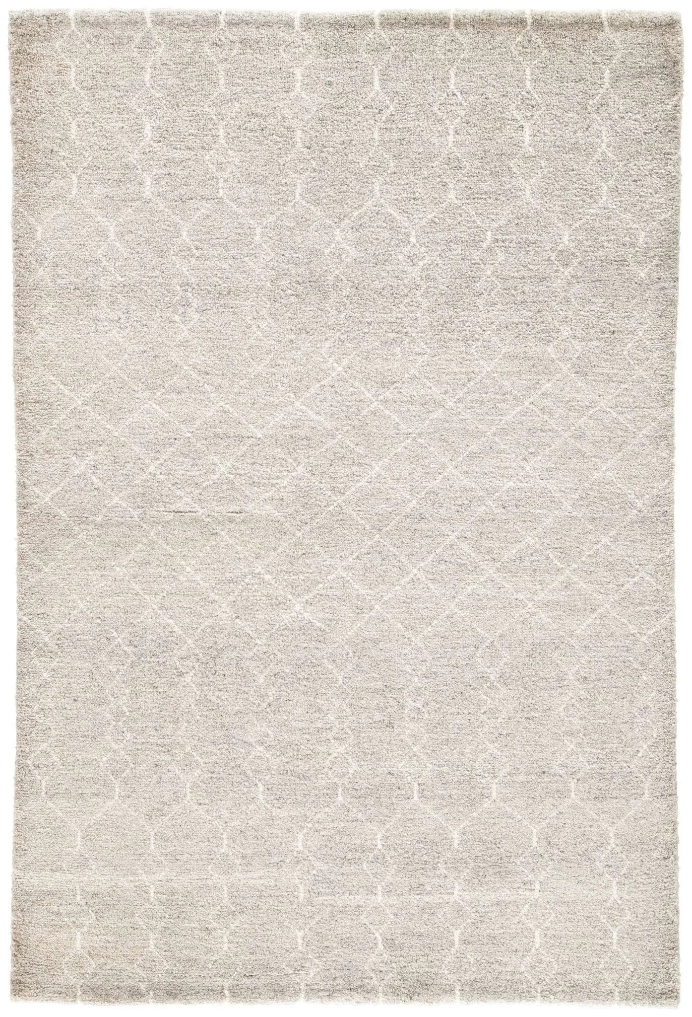 Indira IND02 Margo Flint Gray/Cloud Dancer Rug - Baconco