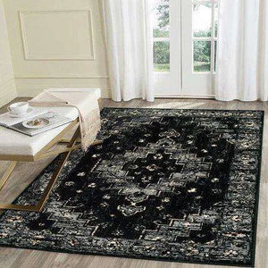 Infinity LR81308 Black Gray Rug - Baconco