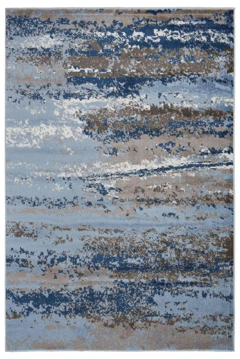 Infinity LR81319 L. Blue S. Blue Rug - Baconco