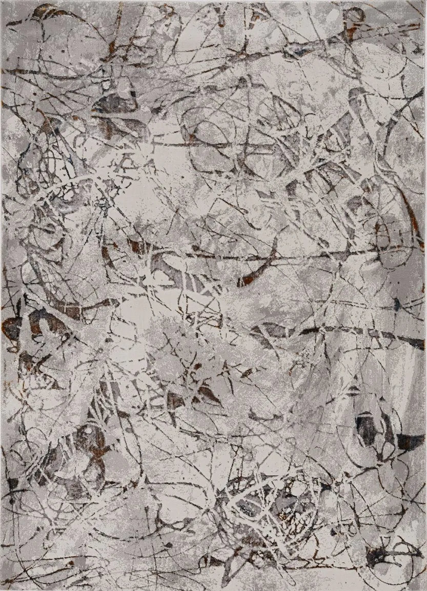 Inspire 7502 Ivory/Grey Escape Rug - Baconco