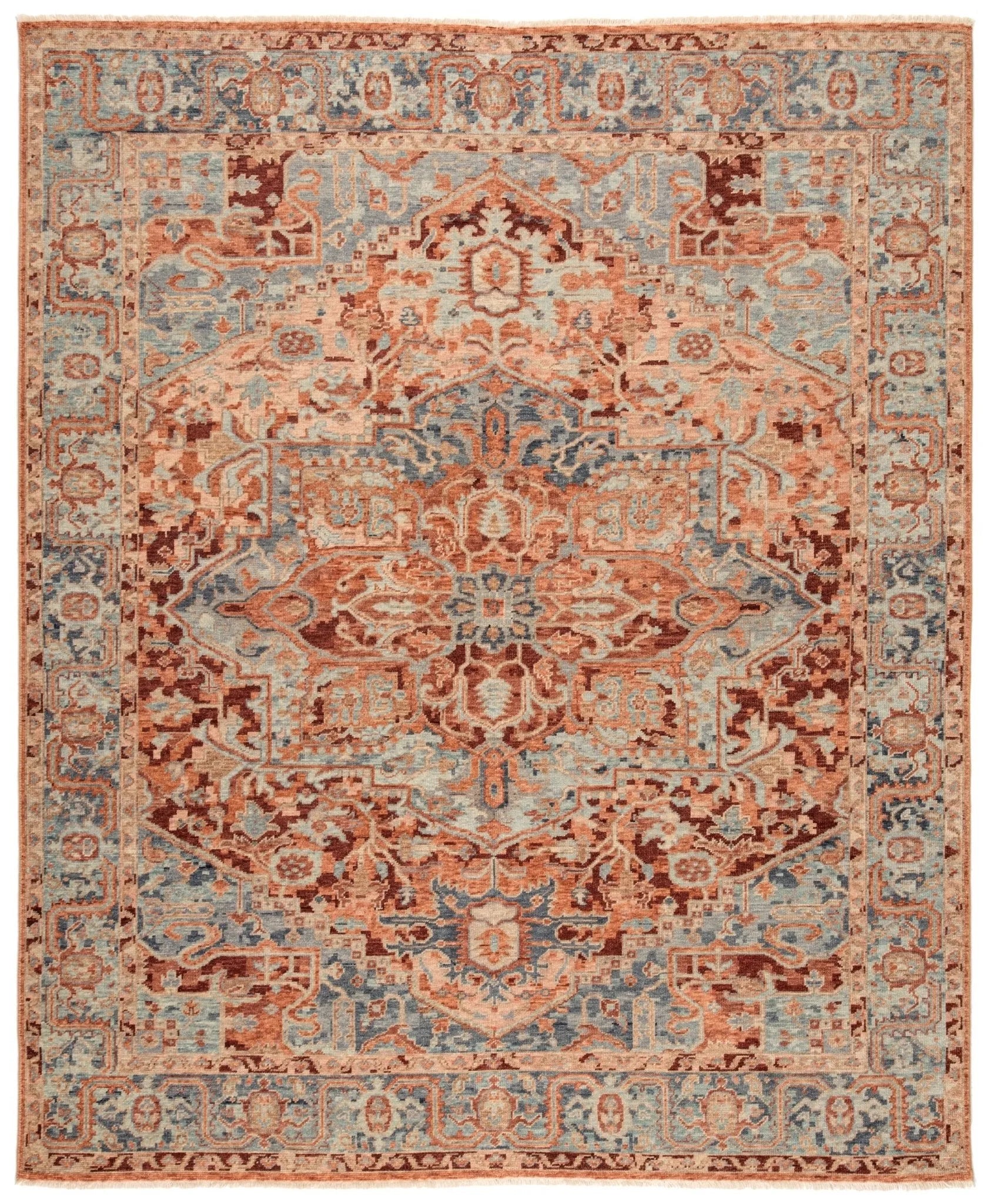 Inspirit ISP03 Elyas Pink/Blue Rug - Baconco