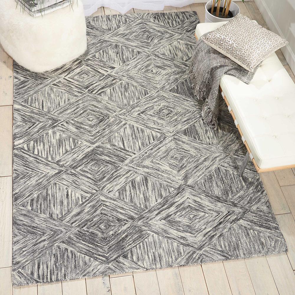 Interlock ITL01 Charcoal Rug - Baconco