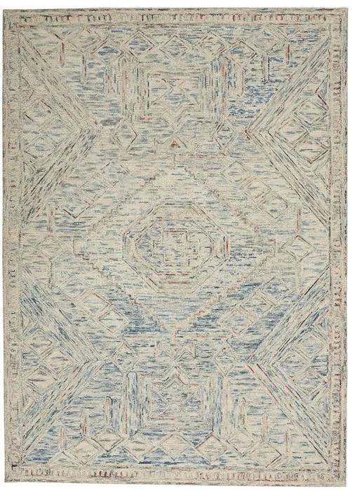 Interlock ITL02 Blue/Multi Rug - Baconco