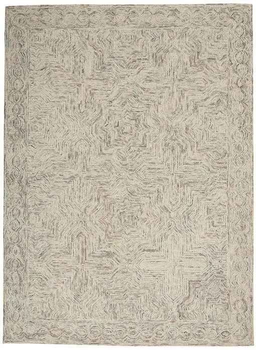 Interlock ITL03 Blue/Ivory Rug - Baconco