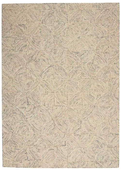 Interlock ITL05 Ivory/Multi Rug - Baconco