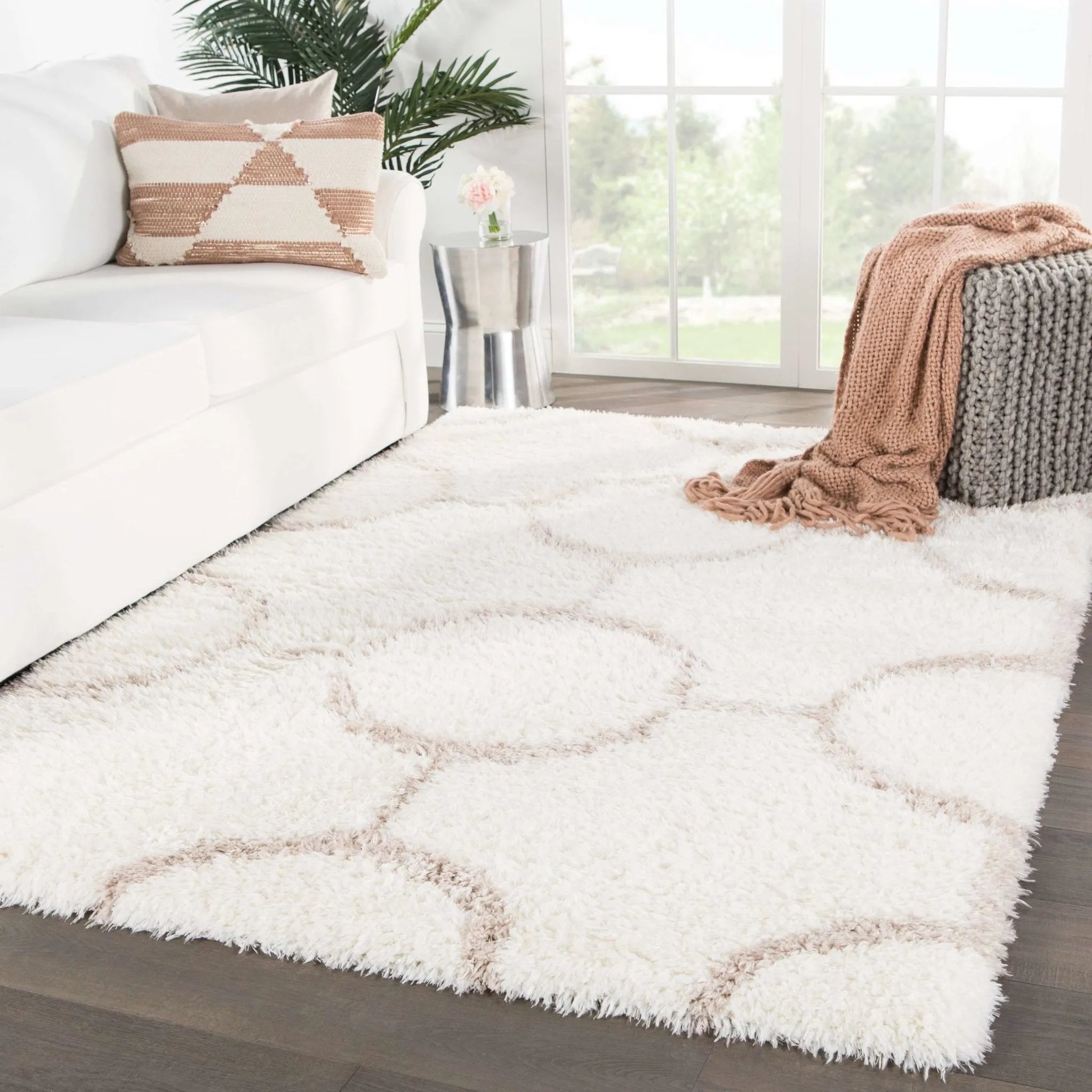 Intermix INT01 Vita Marshmallow/Moonlight Rug - Baconco