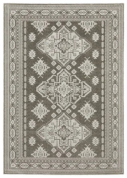 Intrigue INT06 Grey/Grey Rug - Baconco