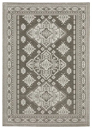 Intrigue INT06 Grey/Grey Rug - Baconco