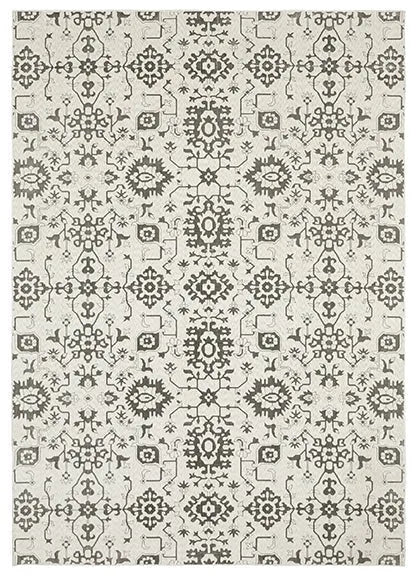 Intrigue INT08 Ivory/Grey Rug - Baconco