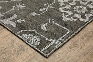 Intrigue INT09 Grey Rug - Baconco