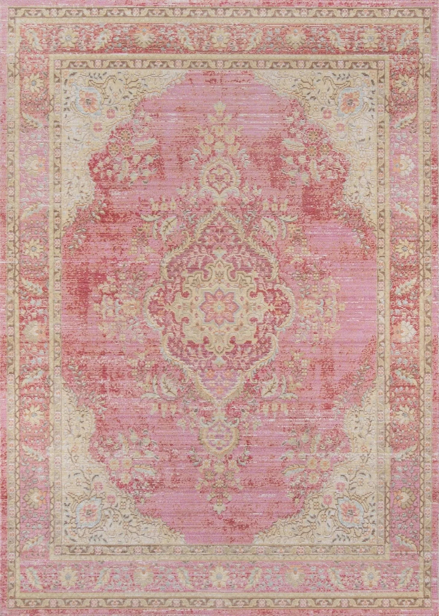 Isabella ISA 1 Pink Rug - Baconco