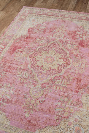 Isabella ISA 1 Pink Rug - Baconco