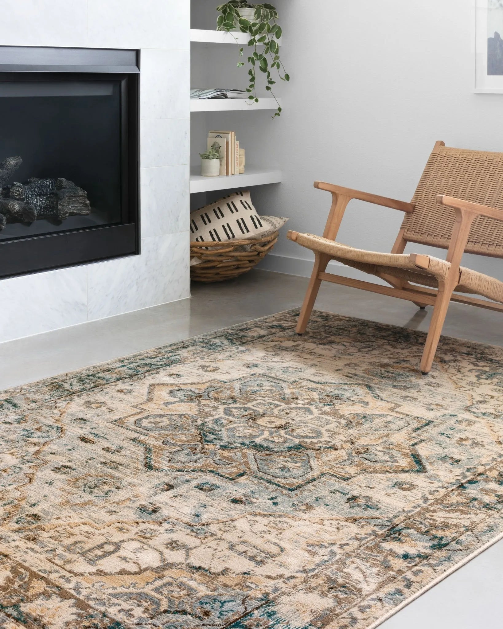 Isadora ISA-02 Oatmeal/Bark Rug - Baconco