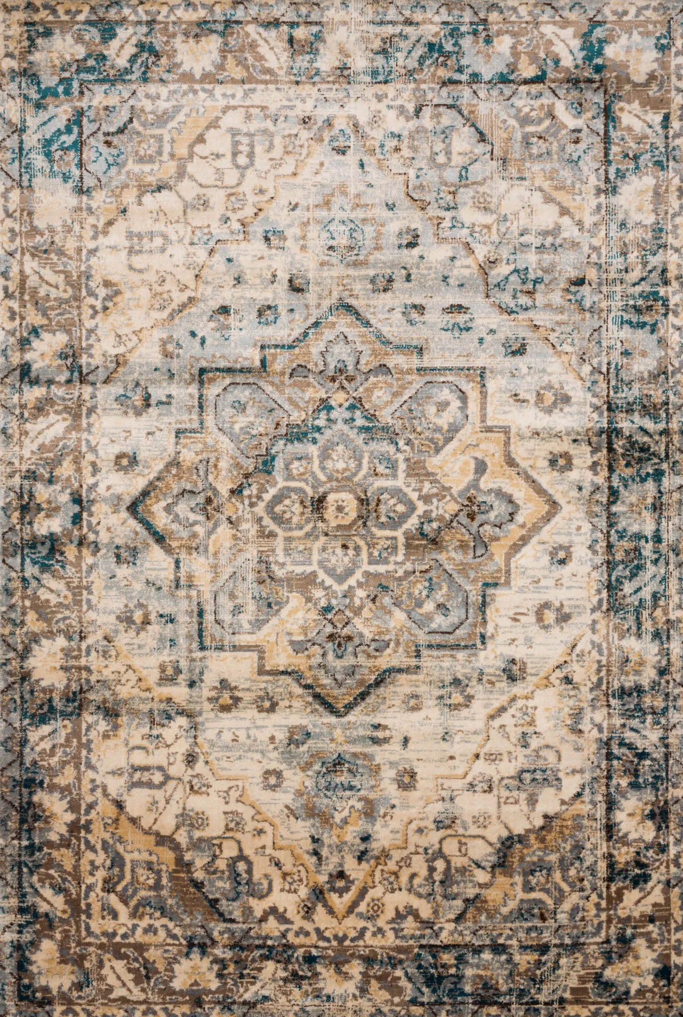 Isadora ISA-02 Oatmeal/Bark Rug - Baconco