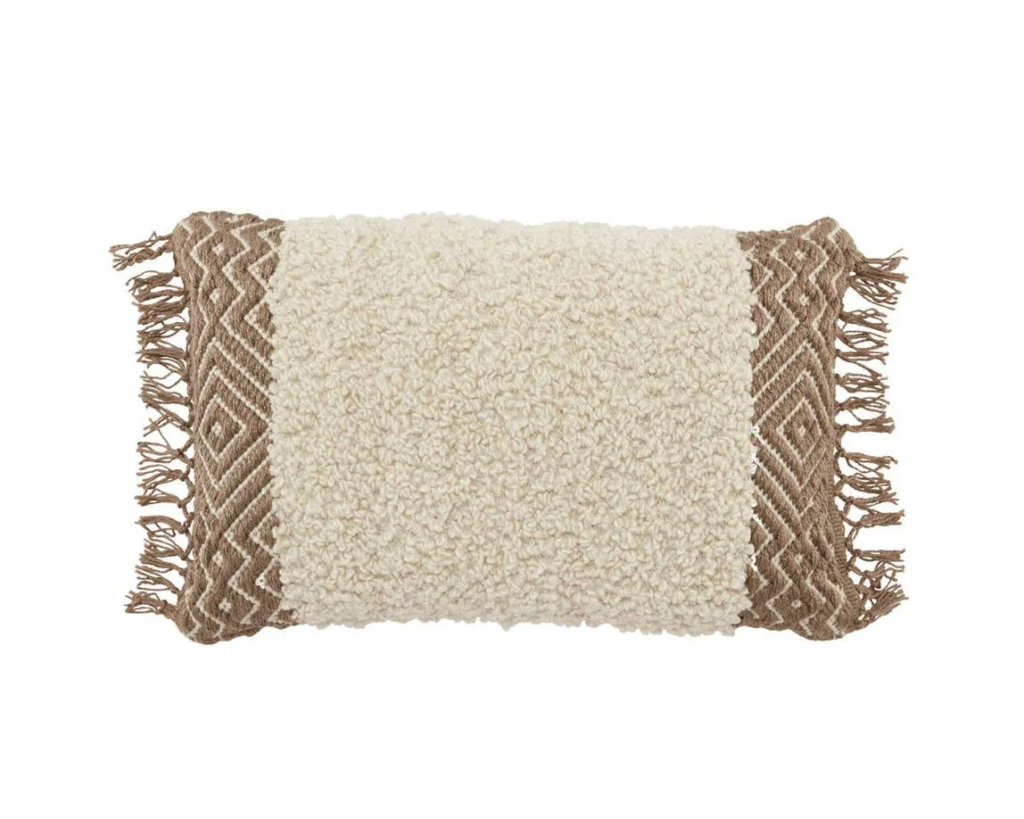 Isko ISK02 Cream/Taupe Pillow - Baconco