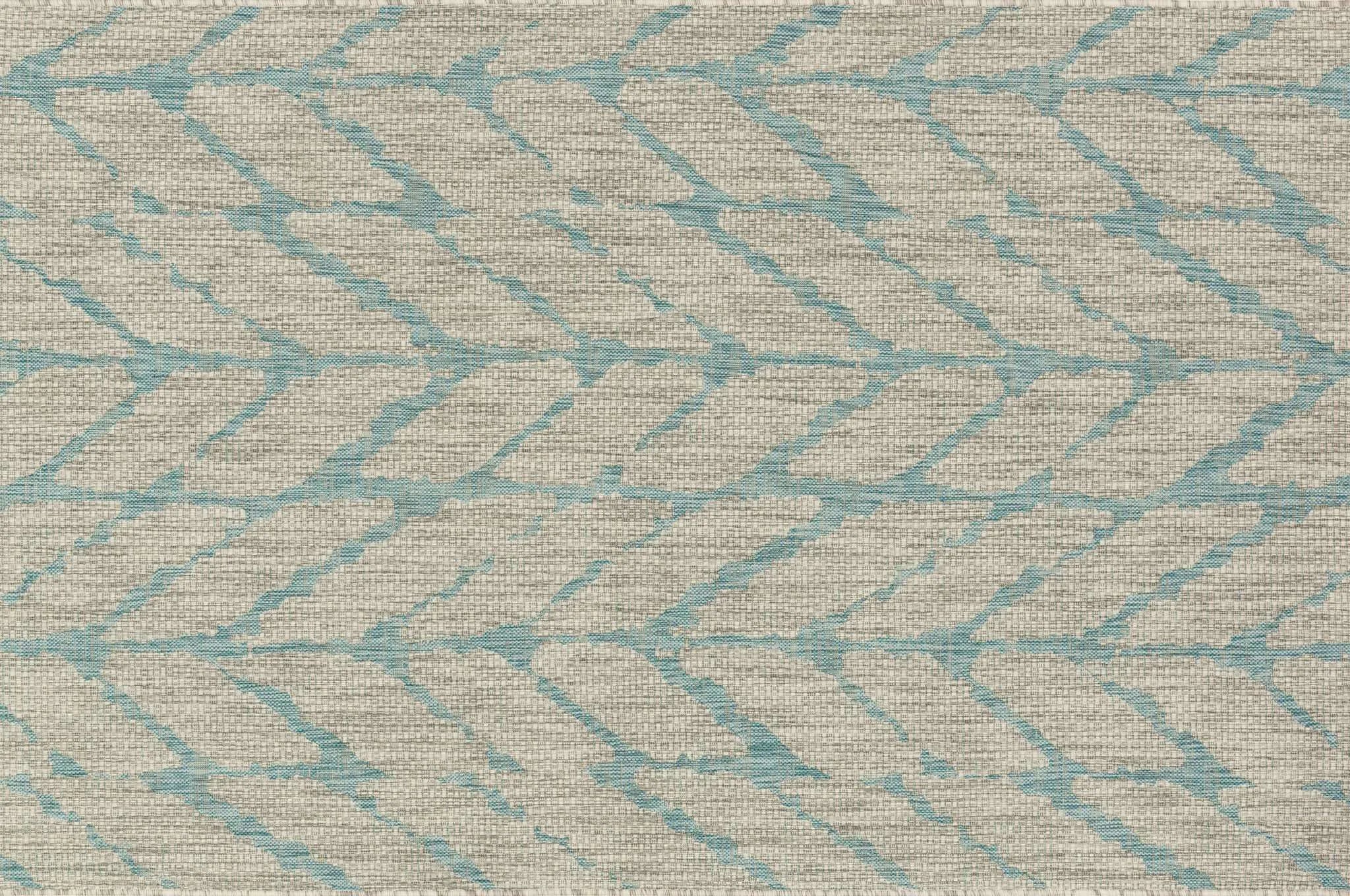 Isle IE 02 Mist / Aqua Rug - Baconco