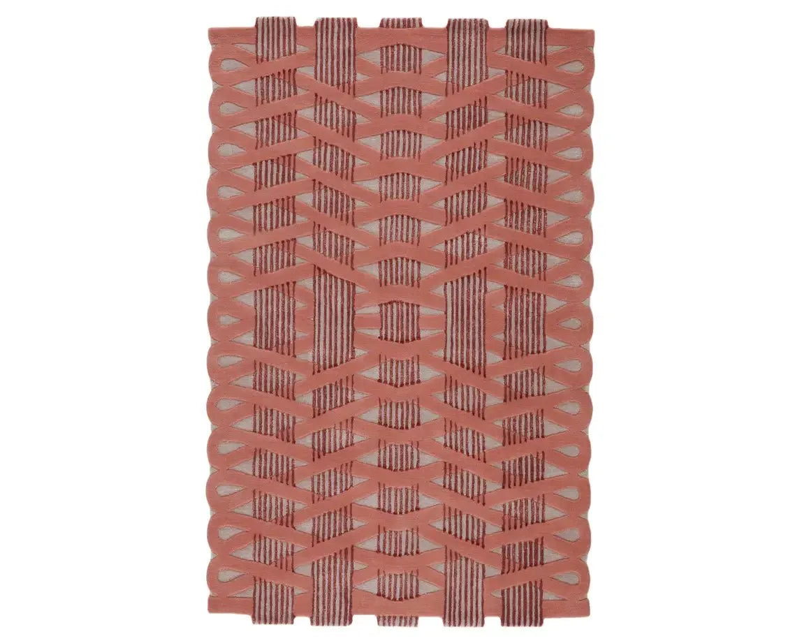 Jaipur Wunderkammer JWK02 Pink/Wine Rug - Baconco