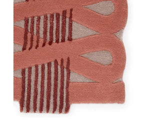 Jaipur Wunderkammer JWK02 Pink/Wine Rug - Baconco