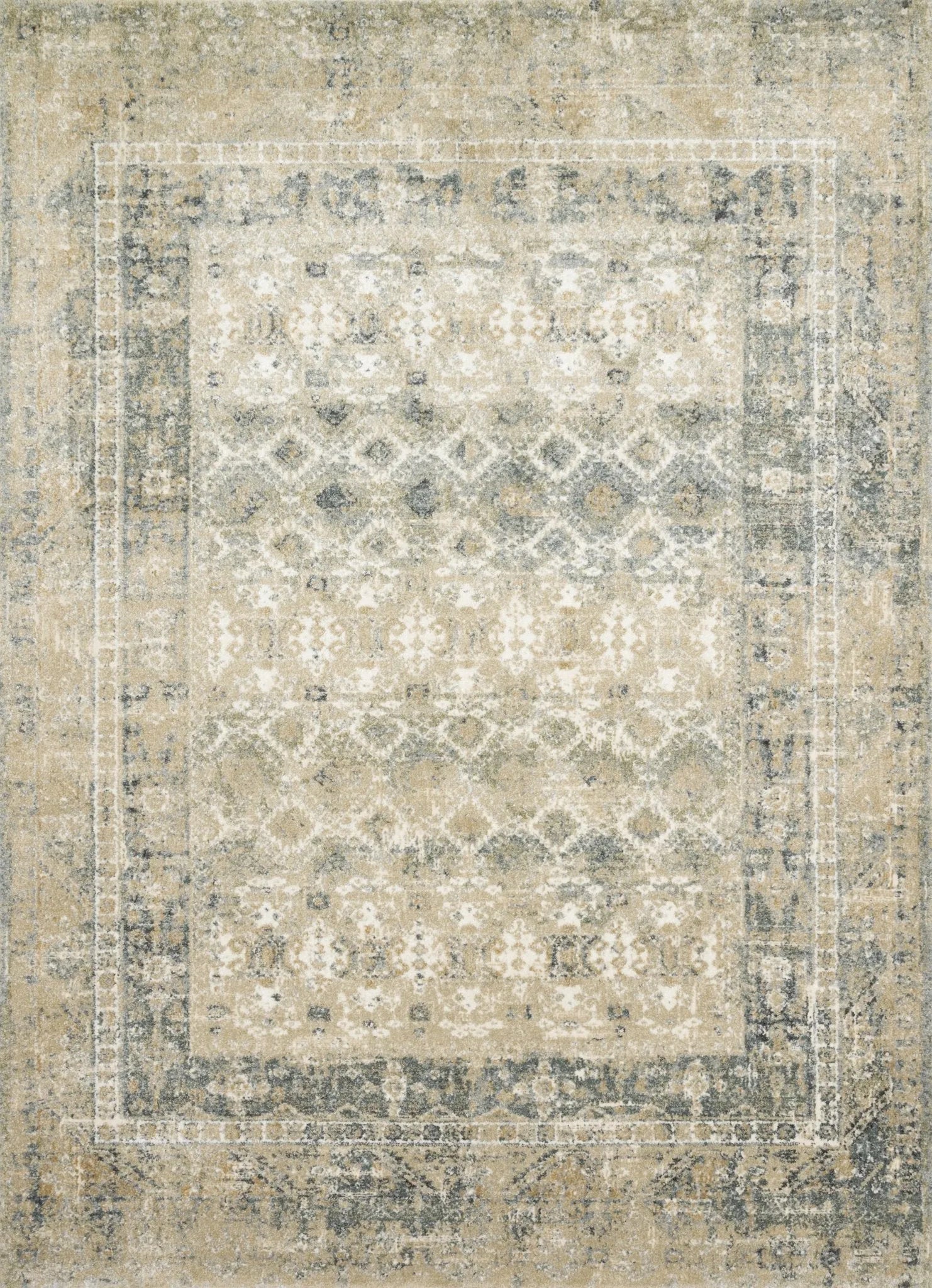 James by Magnolia Home JAE-01 Sand/Ocean Rug - Baconco