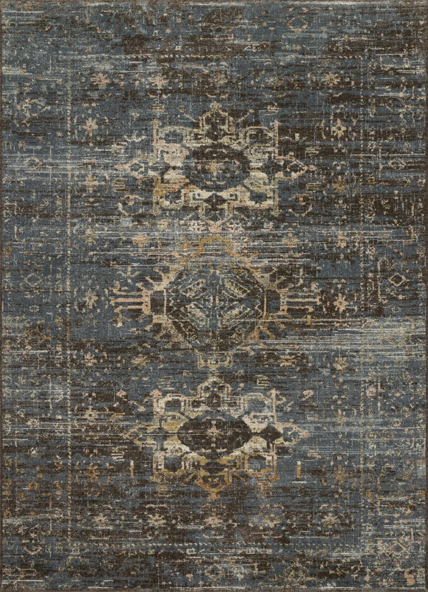 James by Magnolia Home JAE-02 Midnight/Sunset Rug - Baconco