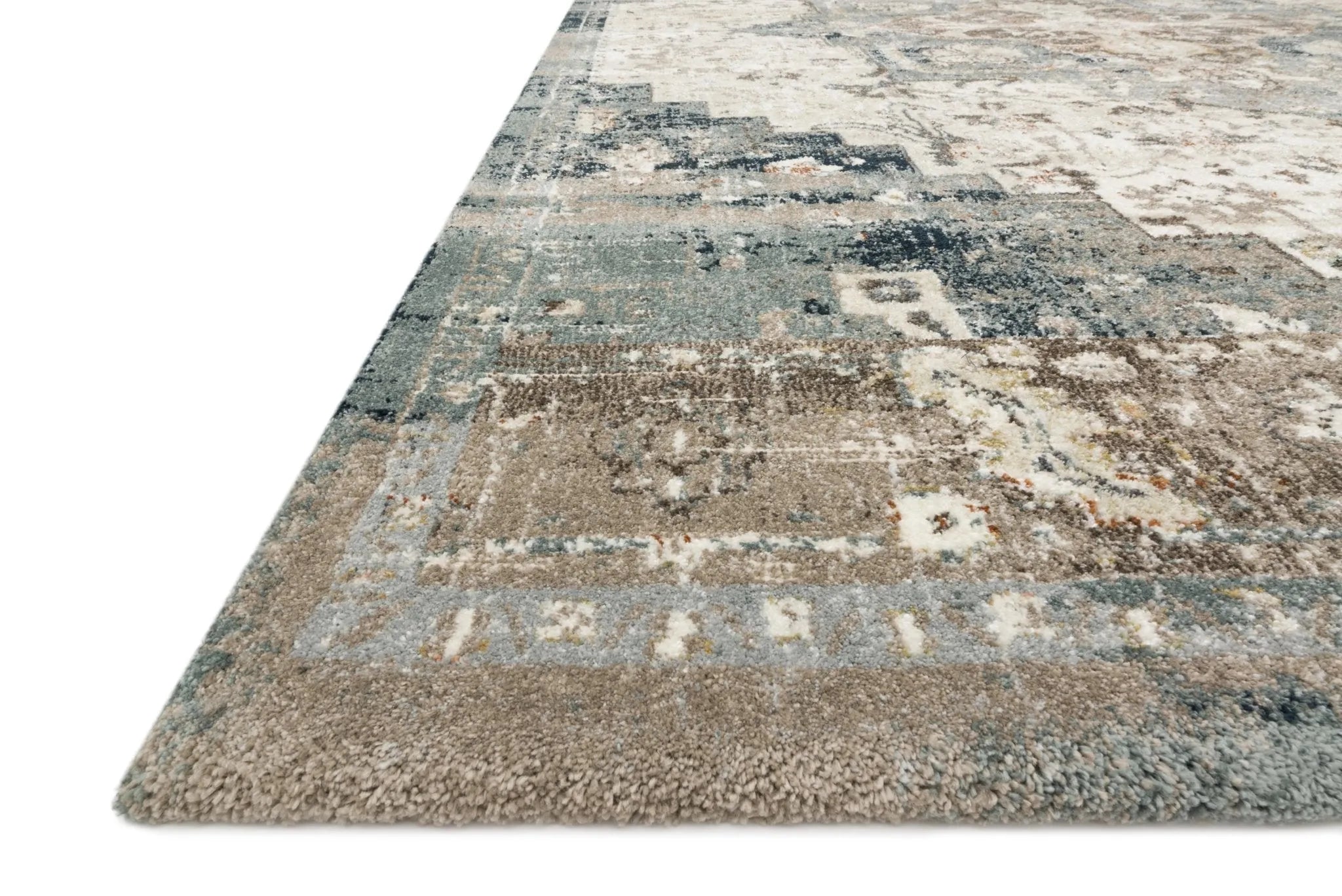 James by Magnolia Home JAE-05 Taupe/Marine Rug - Baconco