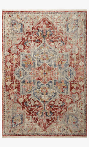 Janey By Magnolia Home Jay-01 Garnet/Multi Rug - Baconco