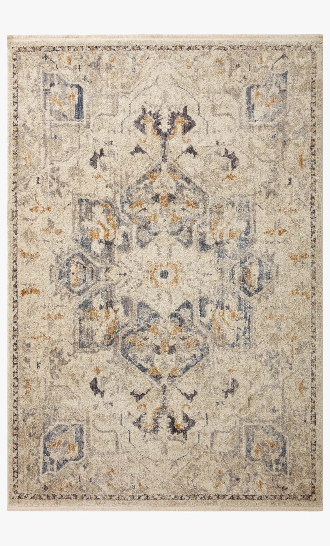 Janey By Magnolia Home Jay-01 Natural/Indigo Rug - Baconco