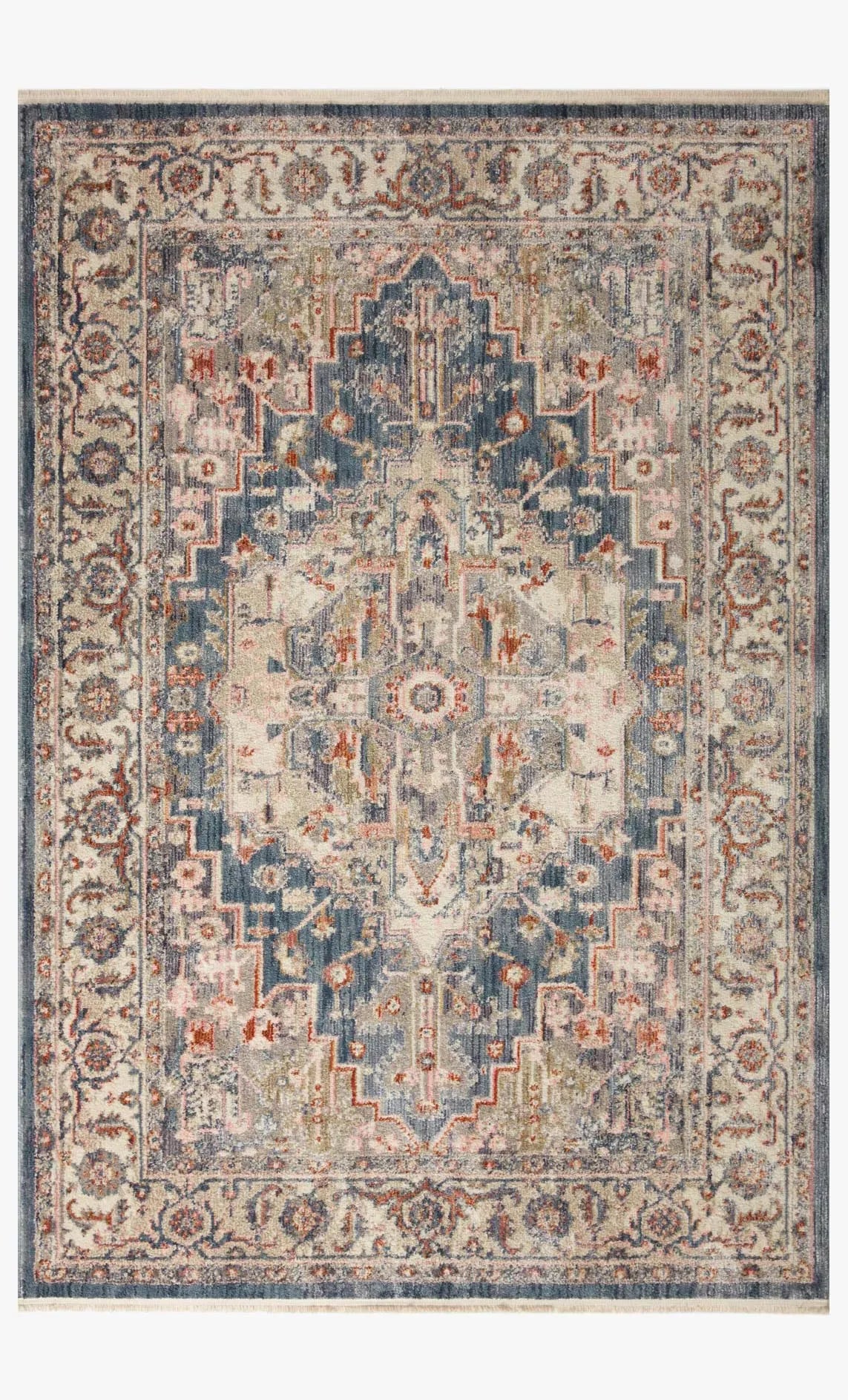 Janey By Magnolia Home Jay-03 Indigo/Multi Rug - Baconco