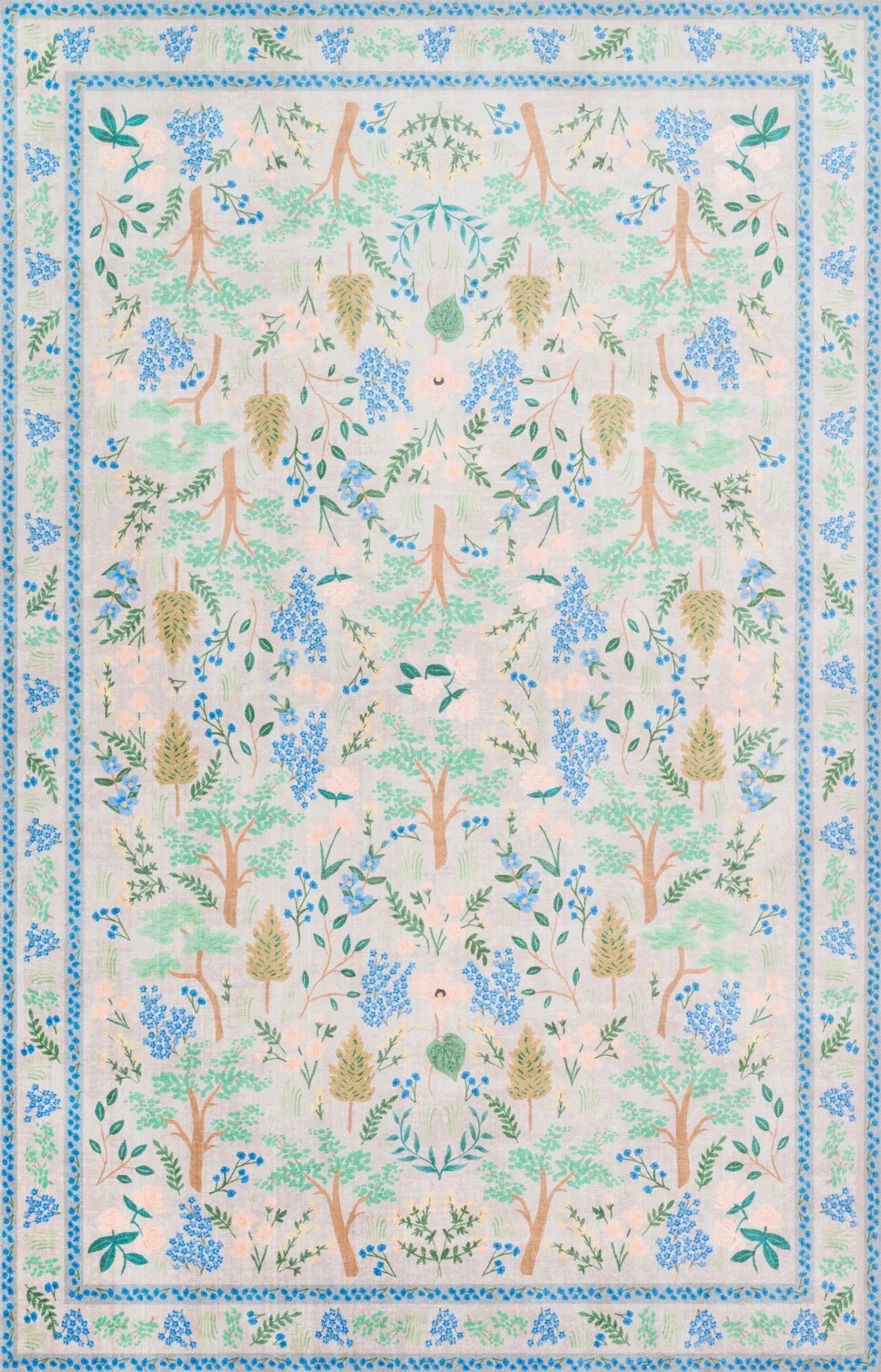 Jardin by Rifle Paper Co JAD-02 Grey Rug - Baconco