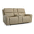Jarvis Power Reclining Loveseat with Console and Power Headrests - Baconco