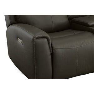 Jarvis Power Reclining Loveseat with Console and Power Headrests - Baconco