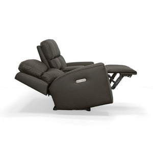 Jarvis Power Reclining Loveseat with Console and Power Headrests - Baconco