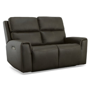 Jarvis Power Reclining Loveseat with Power Headrests - Baconco