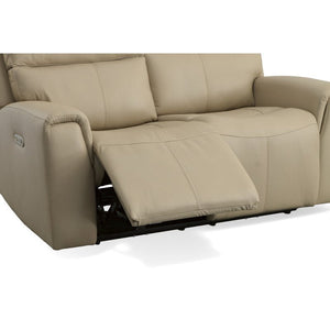 Jarvis Power Reclining Loveseat with Power Headrests - Baconco