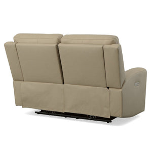 Jarvis Power Reclining Loveseat with Power Headrests - Baconco