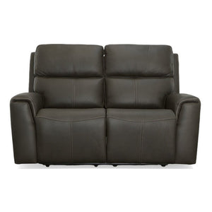 Jarvis Power Reclining Loveseat with Power Headrests - Baconco