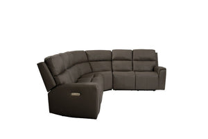 Jarvis Power Reclining Sectional with Power Headrest - Baconco