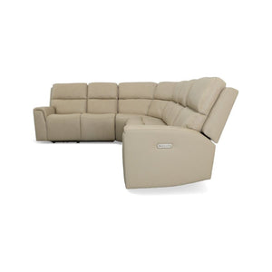 Jarvis Power Reclining Sectional with Power Headrest - Baconco