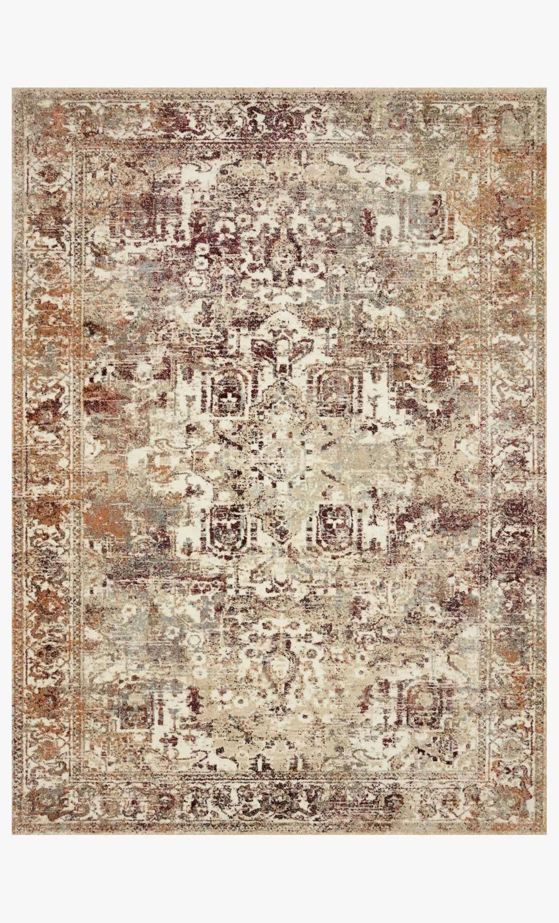 Jasmine Jas-06 Ivory/Multi Rug - Baconco