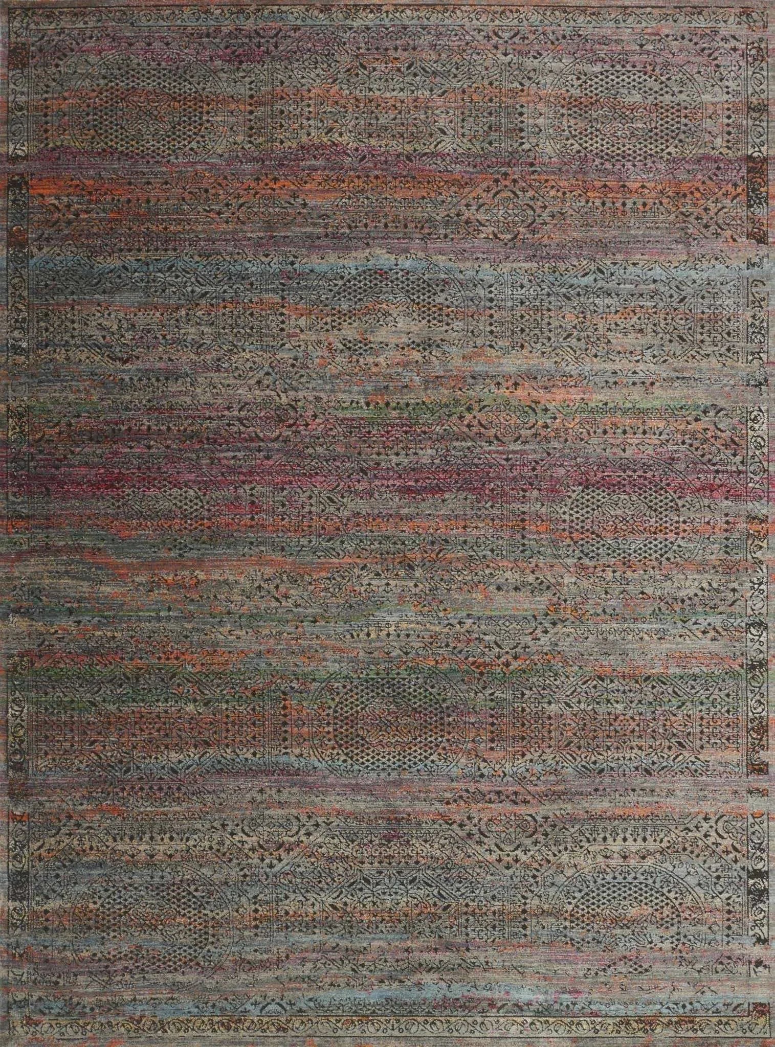 Javari JV 02 Charcoal / Sunset Rug - Baconco