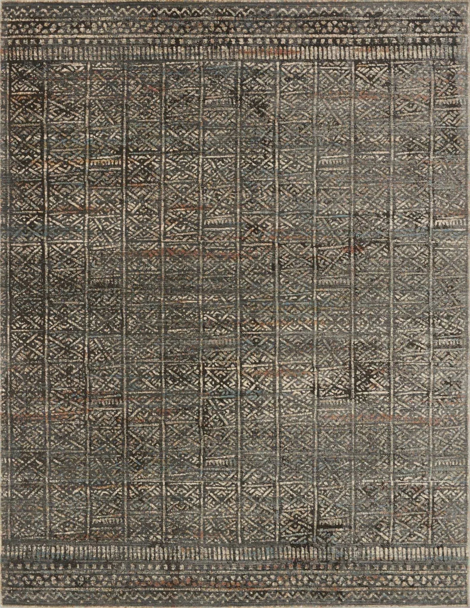 Javari JV 06 Charcoal / Silver Rug - Baconco