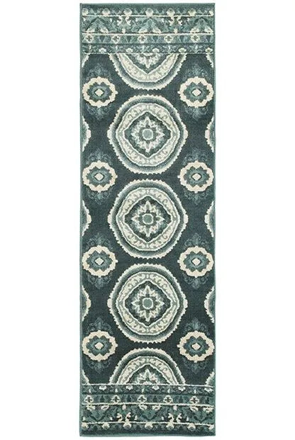 Jayden 7415B Blue Ivory Rug - Baconco