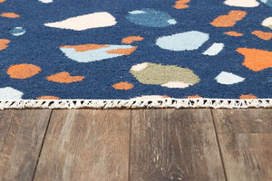 Jem By Novogratz JEM-2 Terri Navy Rugs - Baconco