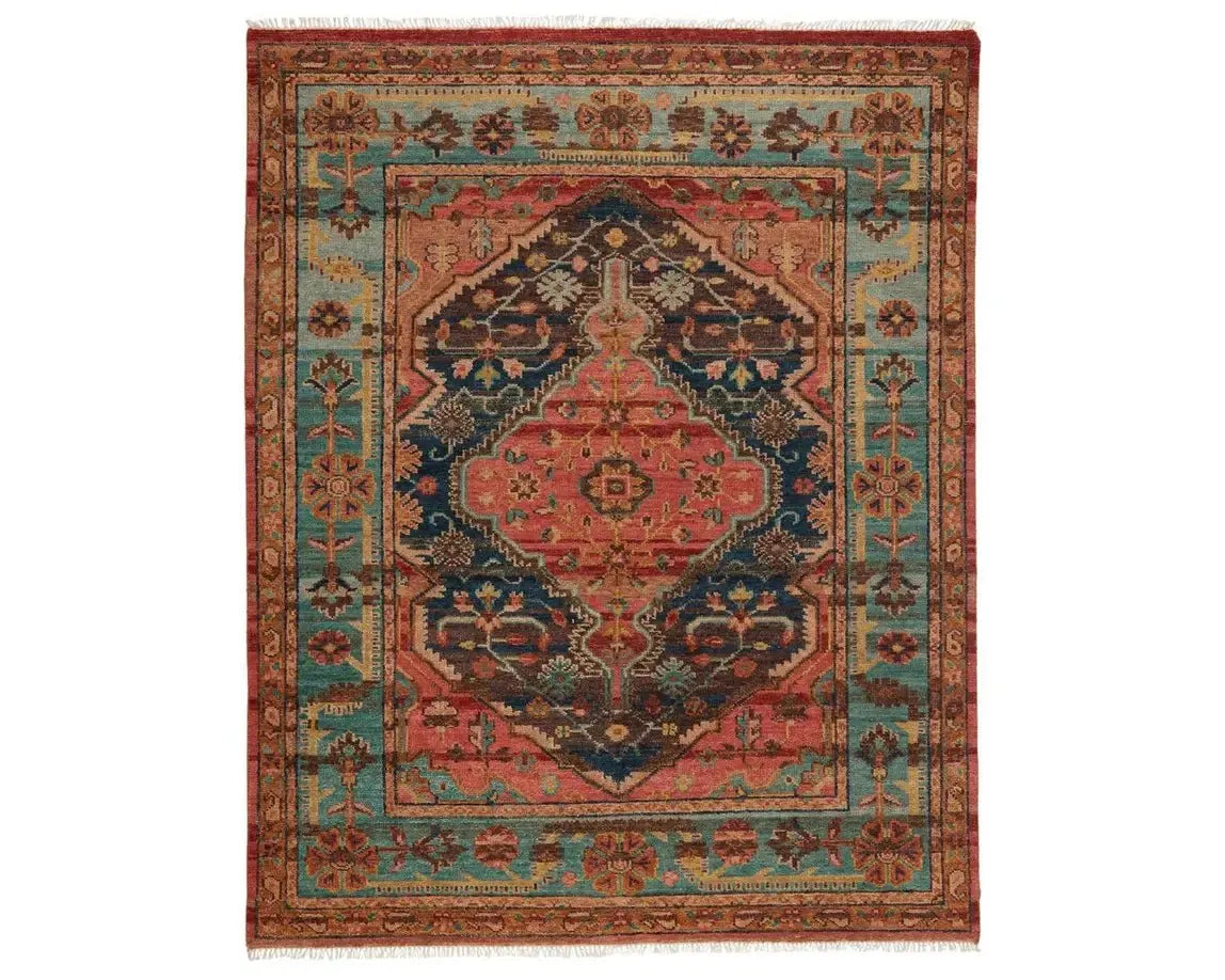 Jinsen JIN03 Aqua/Blue Rug - Baconco