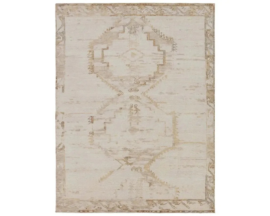 Jinsen JIN05 Beige/Brown Rug - Baconco