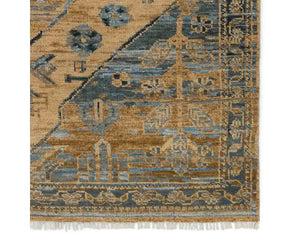 Jinsen JIN06 Brown/Blue Rug - Baconco