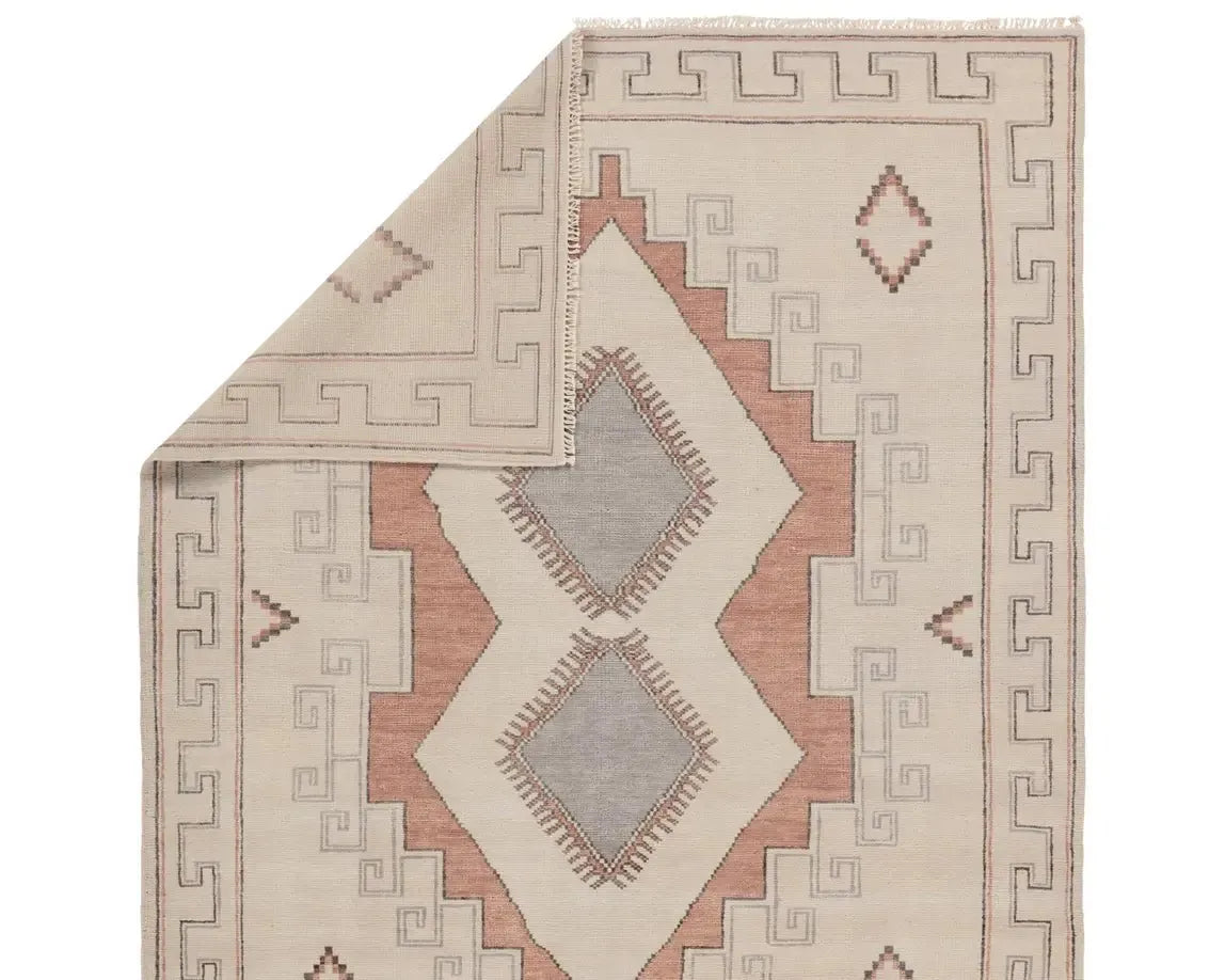 Jinsen JIN08 Grey/Cream Rug - Baconco