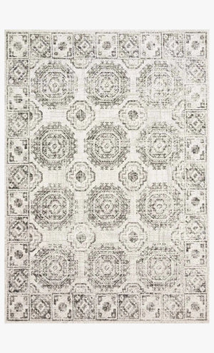 Joaquin JOA-03 Ivory/Charcoal Rug - Baconco