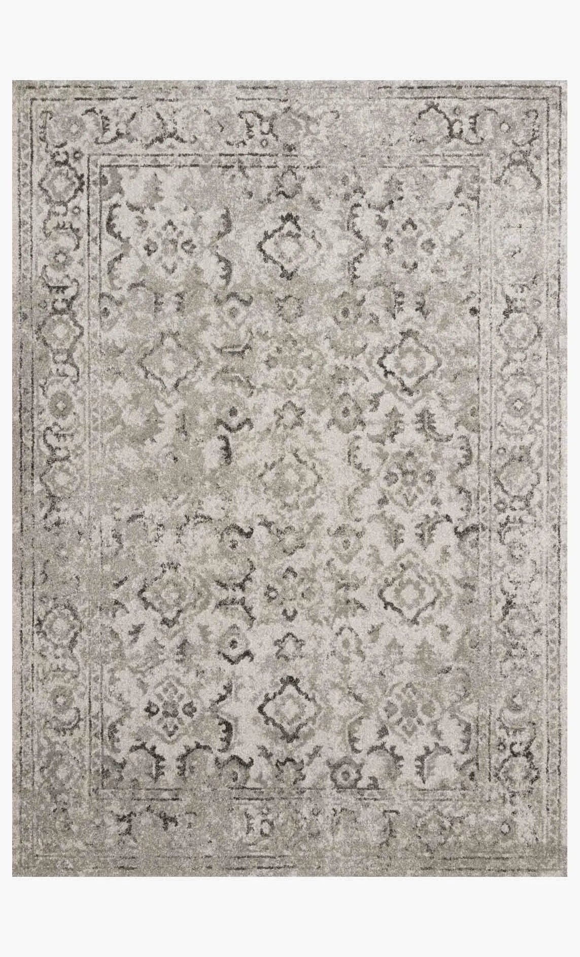 Joaquin JOA-05 Silver/Grey Rug - Baconco