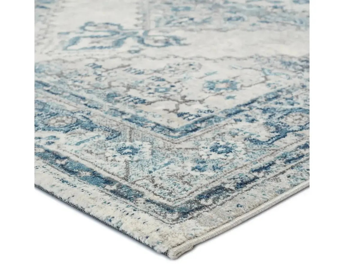 Jolie JOL01 Grey/Blue Rug - Baconco